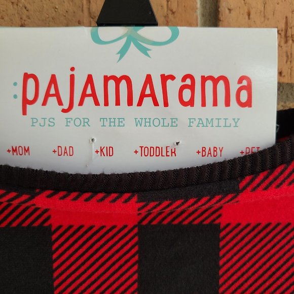 PAJAMARAMA Buffalo Notch Pet Family One Piece Dog PJ Size L - Picture 4 of 9